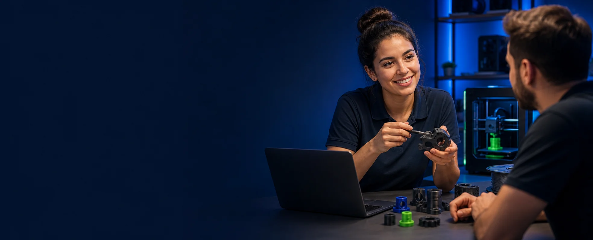 Atendimento humanizado para orientar projetos de impressão 3D